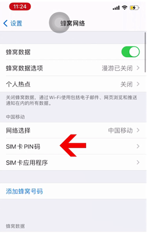 南票苹果14维修网分享如何给iPhone14的SIM卡设置密码 