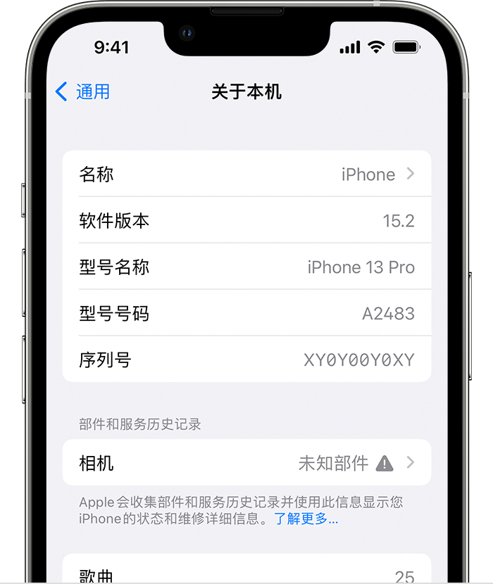 南票苹果维修分享iPhone 出现提示相机“未知部件”是什么原因？ 