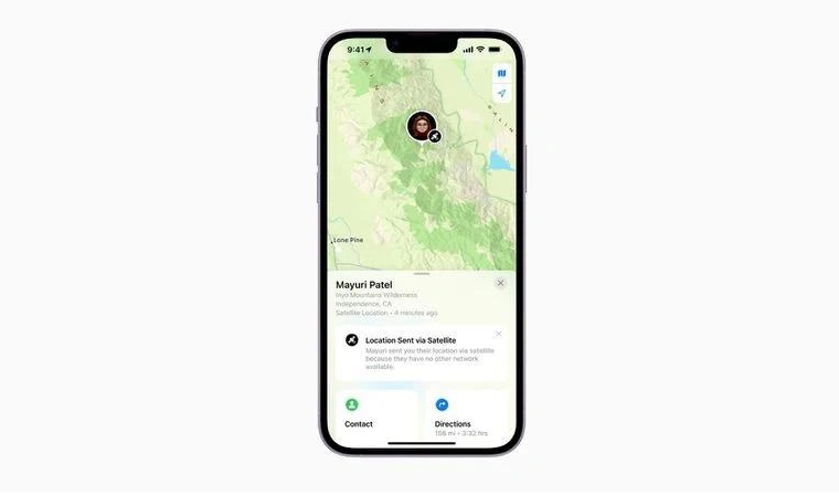 南票苹果14维修分享iPhone14系列中 FindMy功能通过卫星分享位置方法教程 