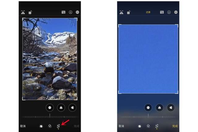 南票苹果手机维修分享iPhone手机如何使用裁剪功能隐藏照片 
